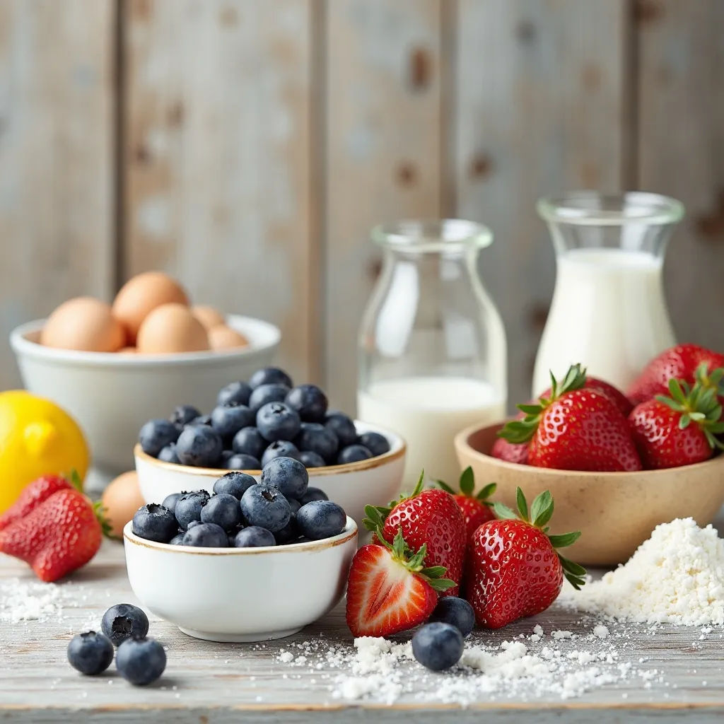 Blueberry Muffin Strawberry Shortcake