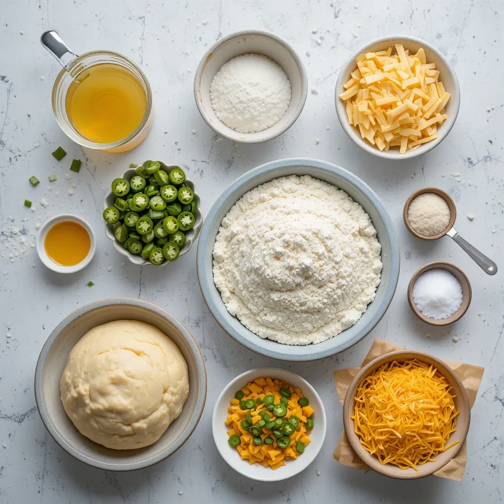 Cheddar Jalapeño Bagels Sourdough