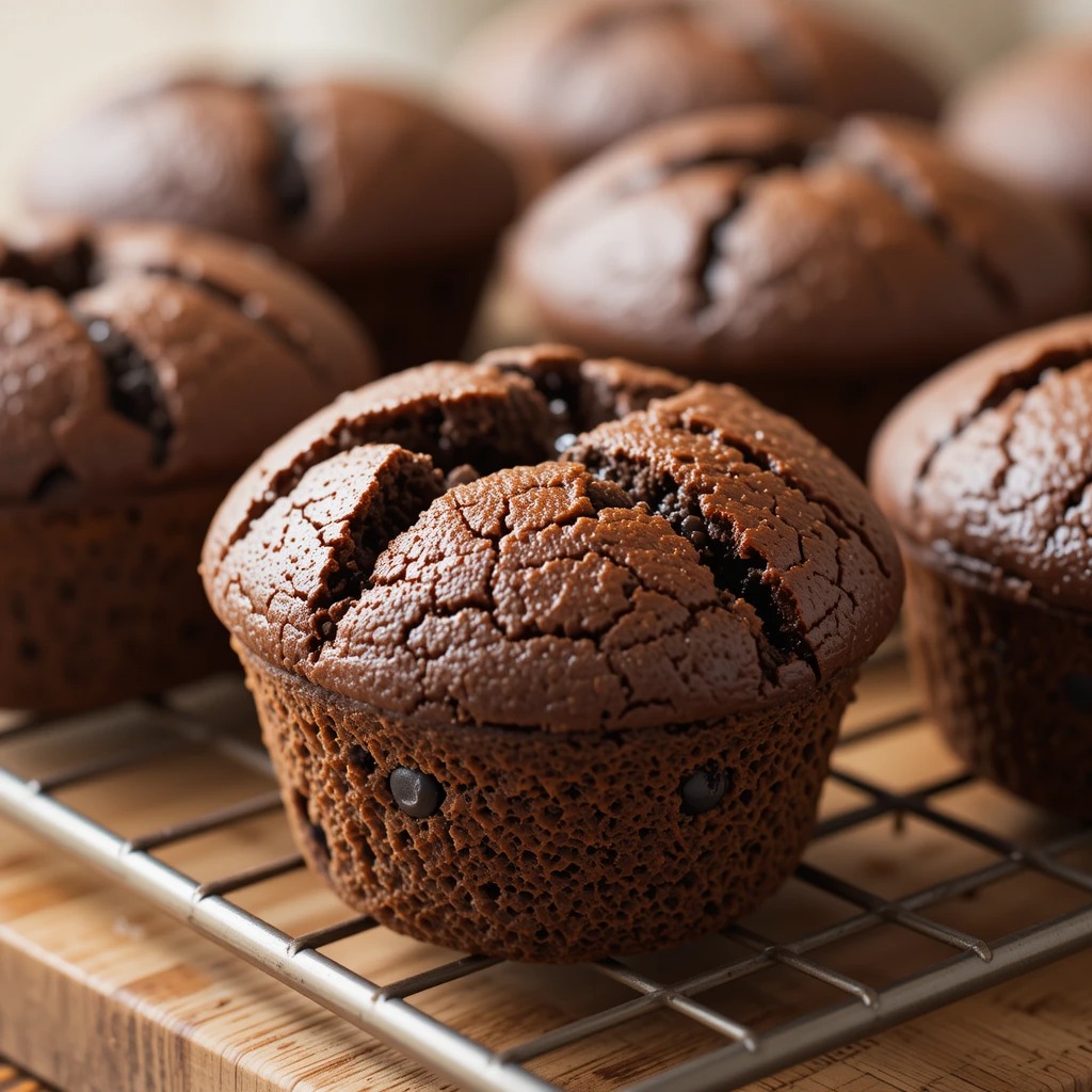 Chocolate Sourdough Bread in Cups