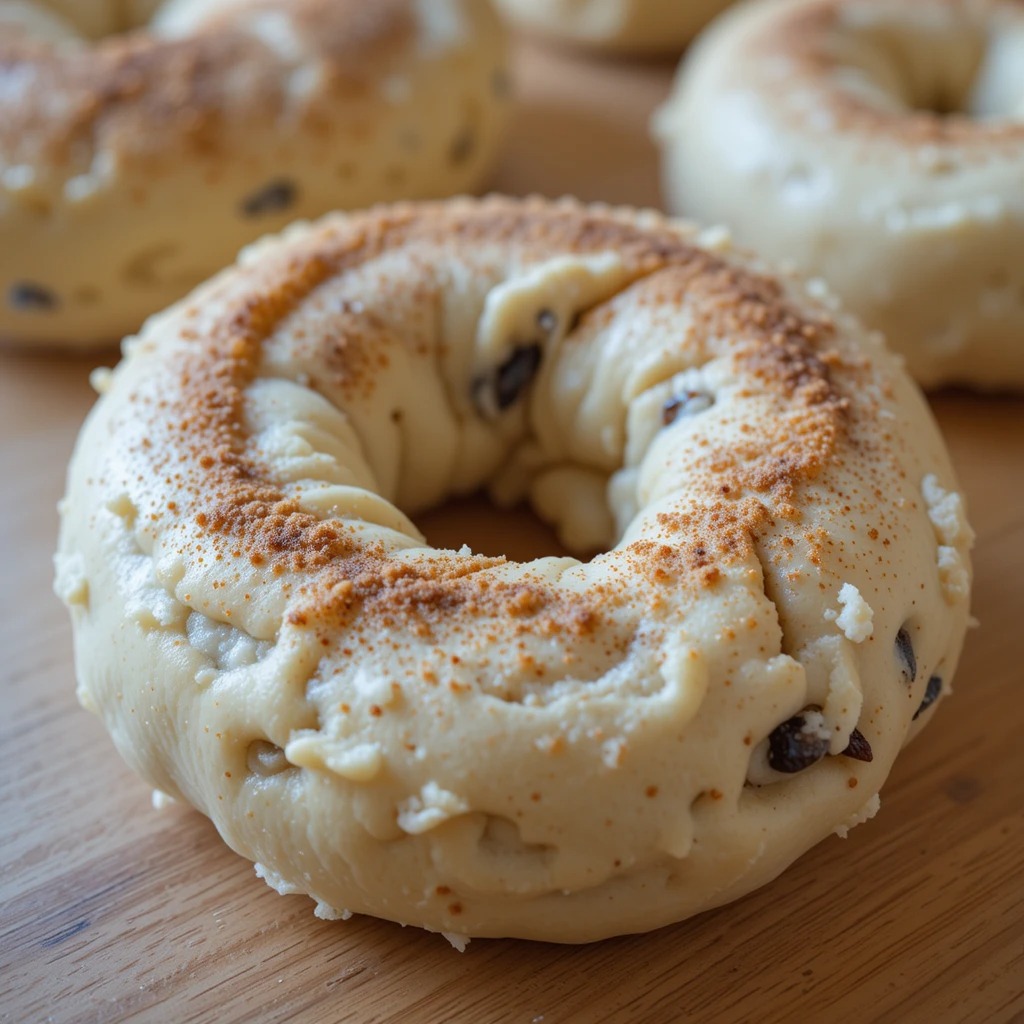 Cinnamon Raisin Swirl Bagels