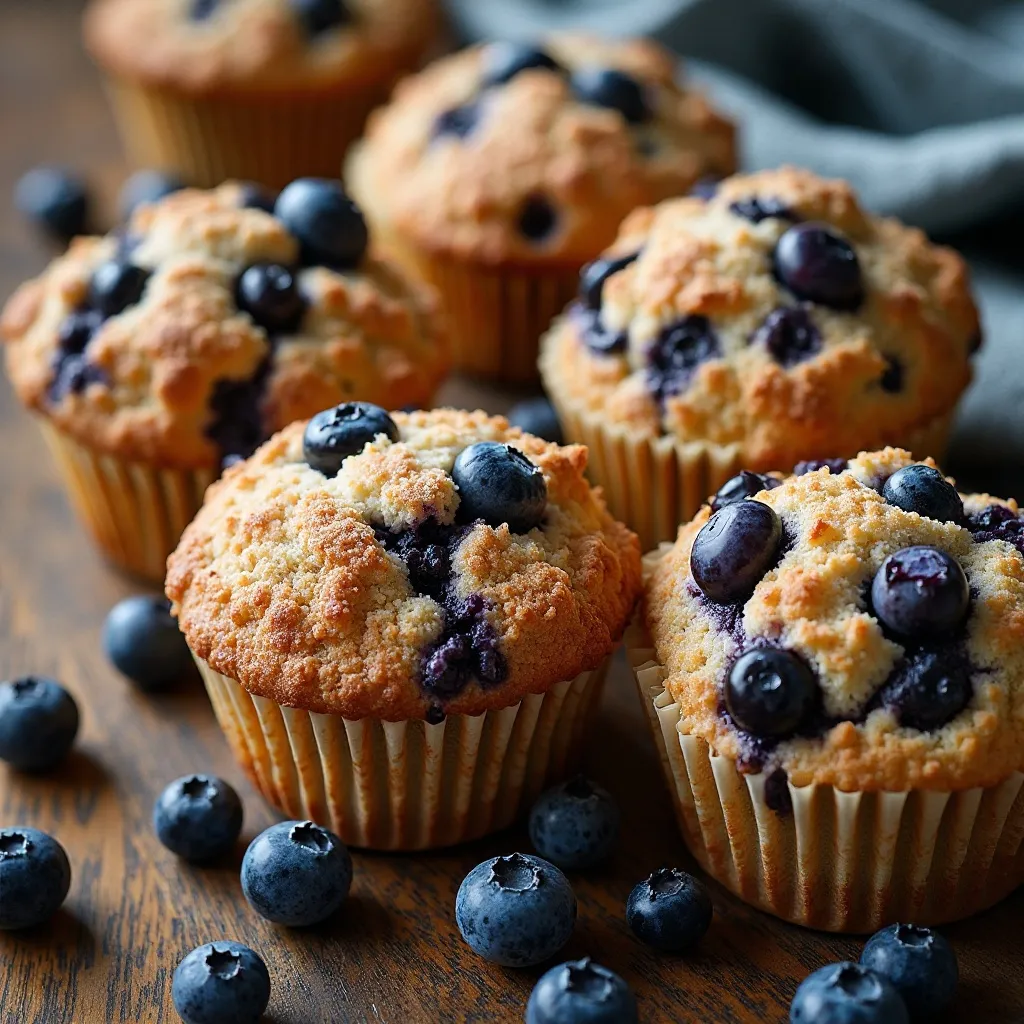 Kodiak Cakes Blueberry Muffins