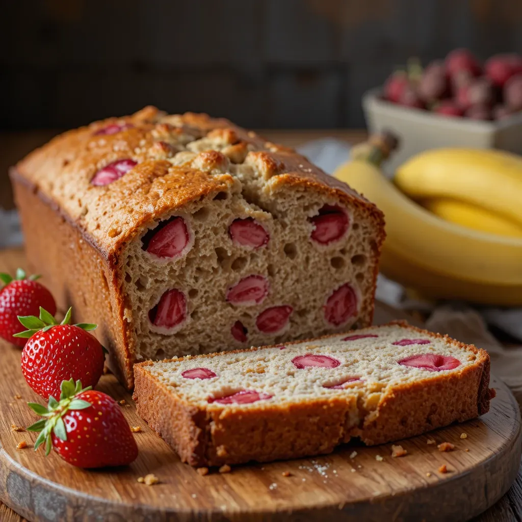 Strawberry Banana Bread