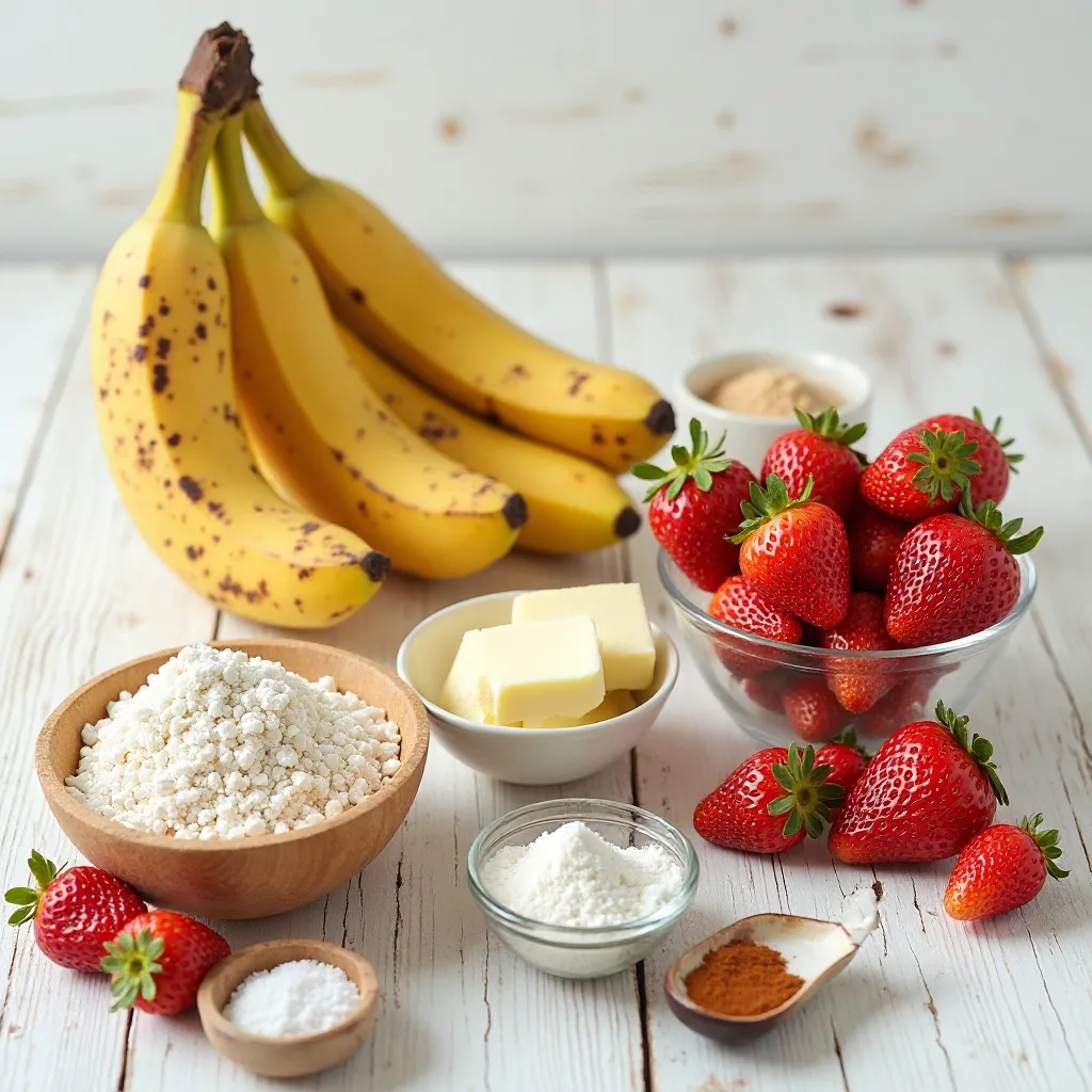 Strawberry Banana Bread