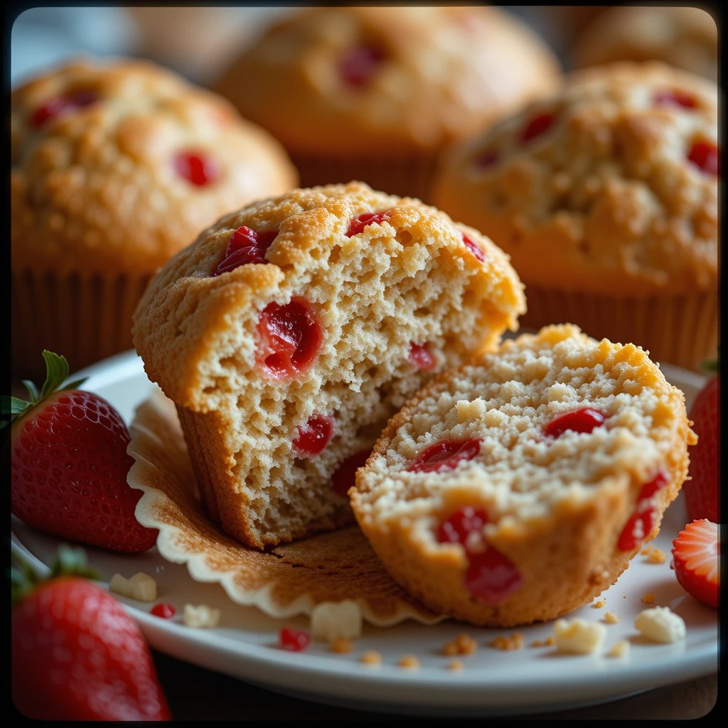 Strawberry Banana Muffins