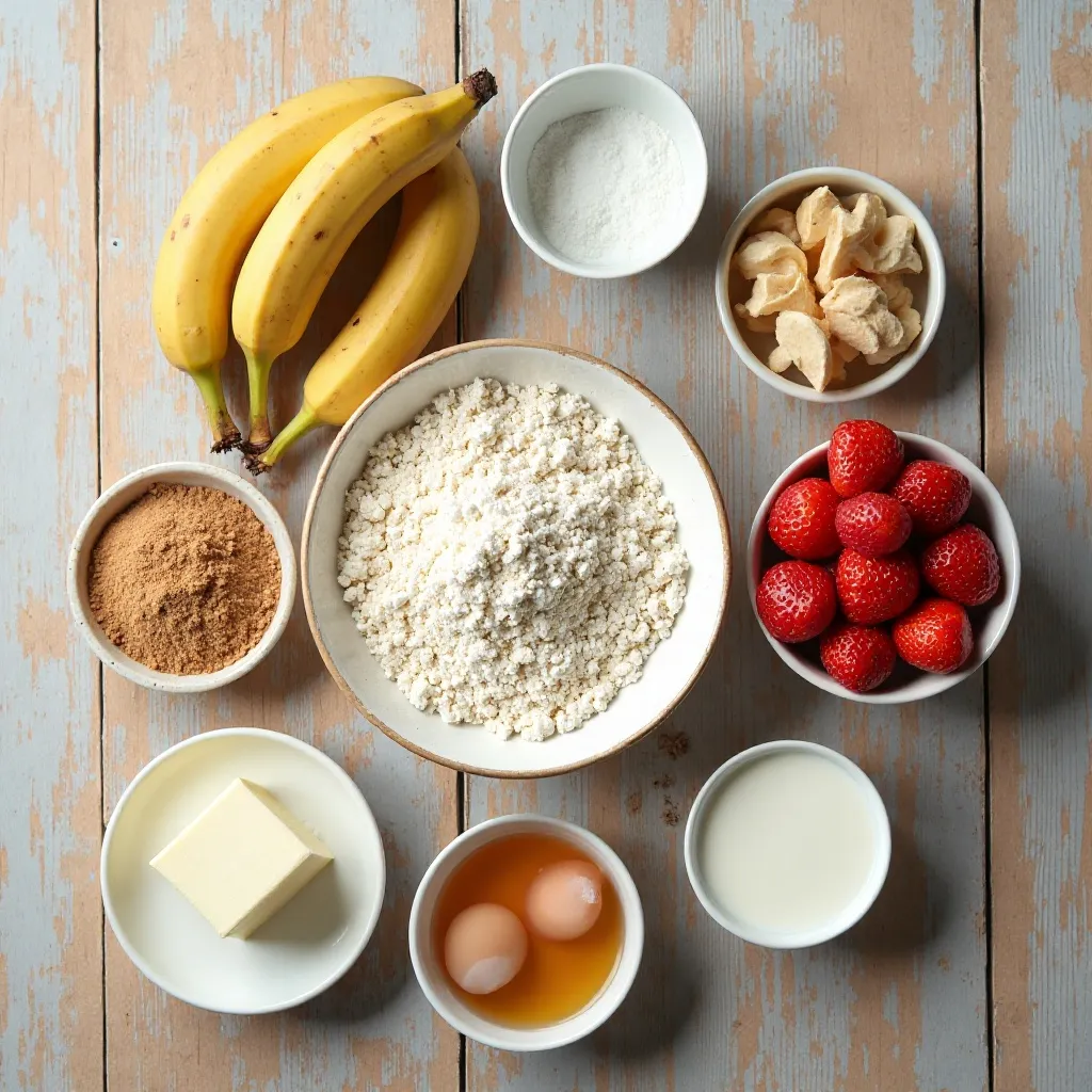 Strawberry Banana Muffins
