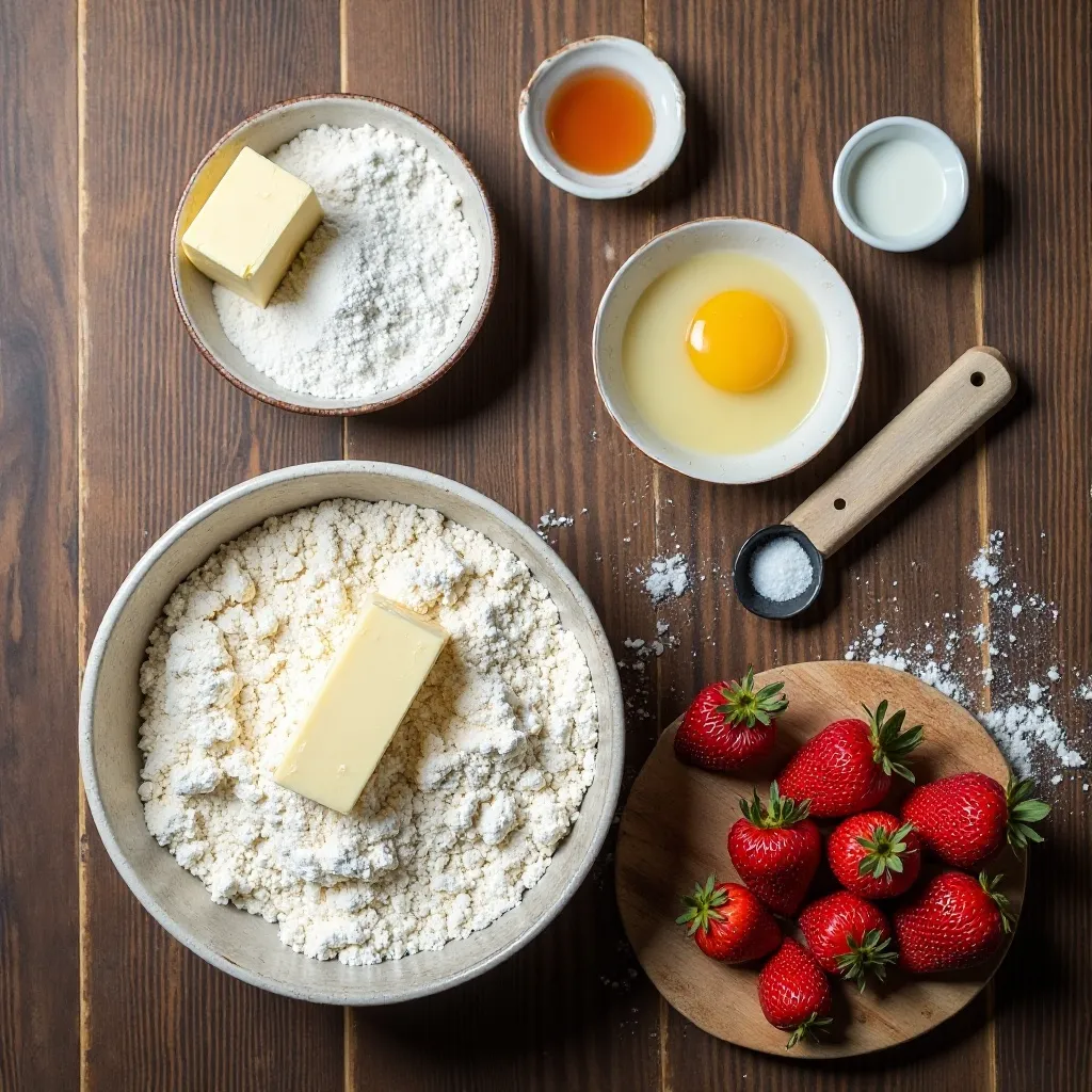 Strawberry Scones Sourdough Discard